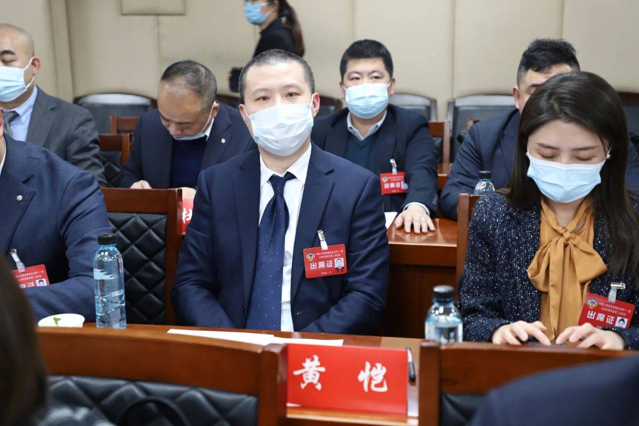 区政协委员,贵州胡家小猪商贸有限公司总经理黄恺:王启云书记在开幕式