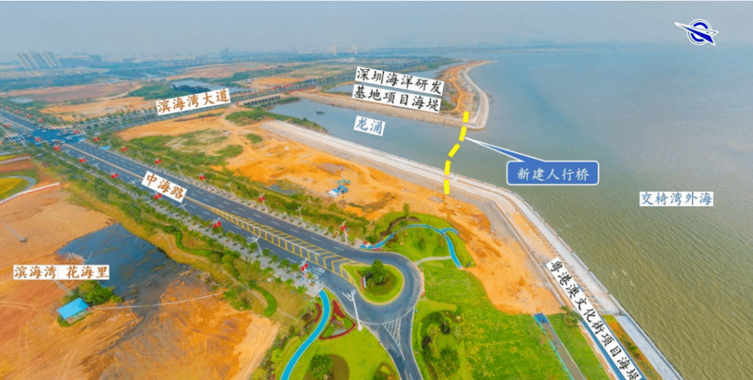 东莞这里将新建一条人行桥!_滨海_龙涌_新区