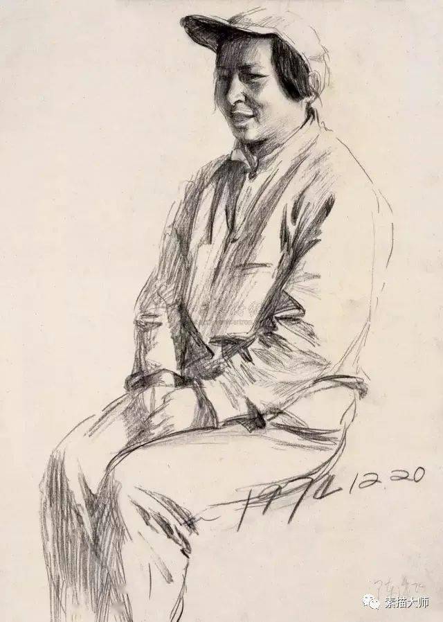 著名油画家,陈逸飞素描速写_上海市_文化_美术