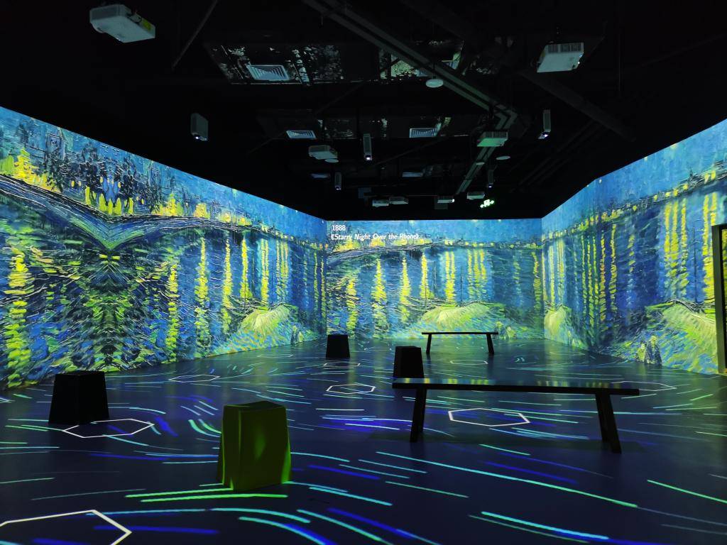 《永远的梵高》数字文化世界级ip首次进入岛城_艺术展_展演_光影