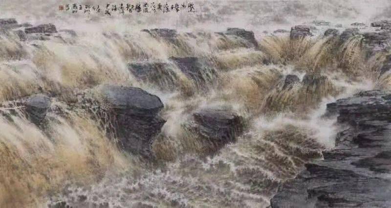 今天,这个美术作品展在西海岸开幕_黄河_文化_发展