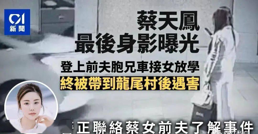 香港名媛蔡天凤碎尸案:不要低估人性的恶_前夫_警方_女儿