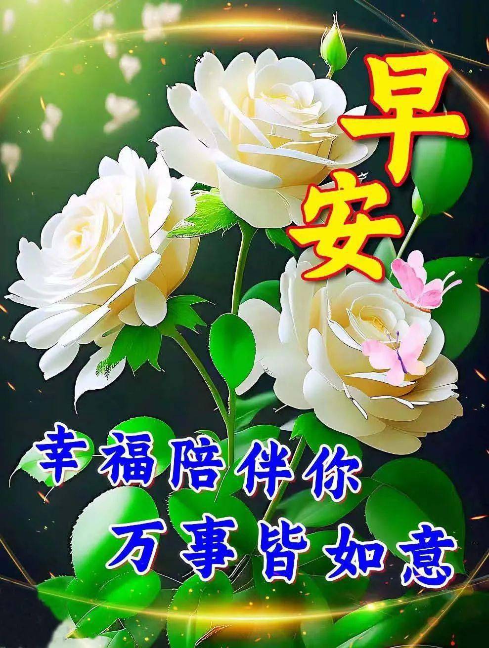 67早安吉祥,清晨笑一笑,喜事全来到_祝福_问候_朋友