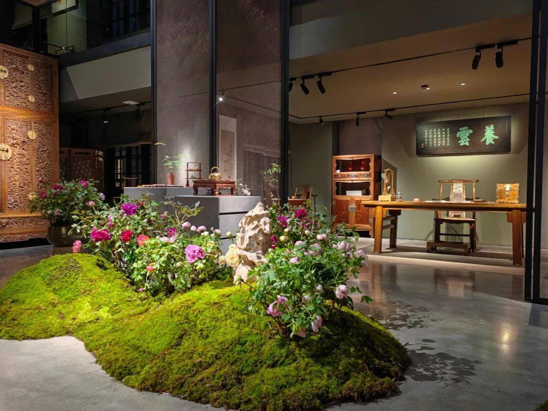 楠书房再现花朝节_牡丹_中国_文化