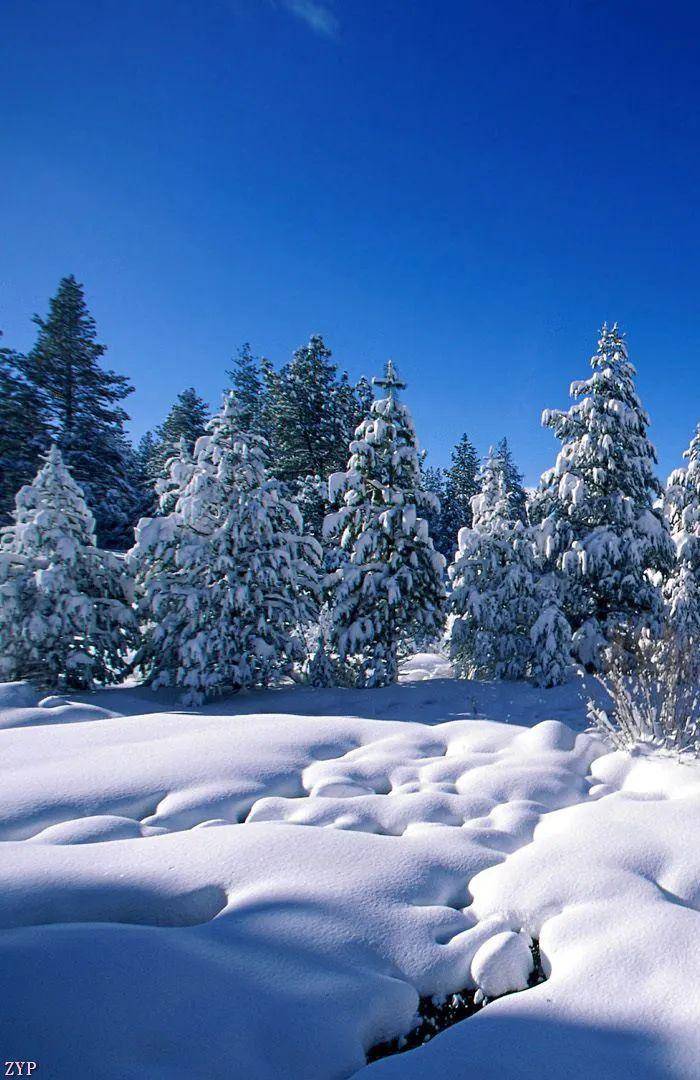 雪山雪景