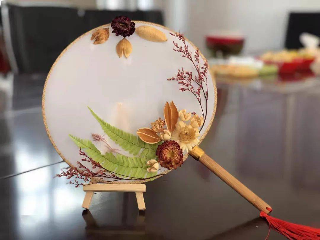 活动预告 | 春风摇曳花作伴——永生花团扇diy_滨州市_时间_传统