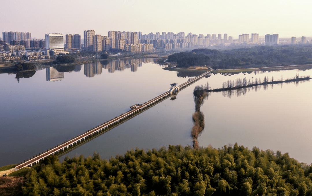 廊桥旖梦 南湖风光_湾沚镇_水梦_生态