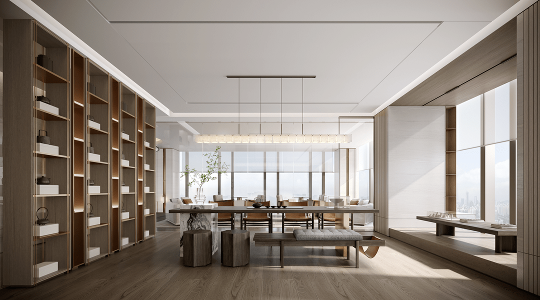 dinz德网 | 共时设计 · 云端会客厅_空间_办公_材质