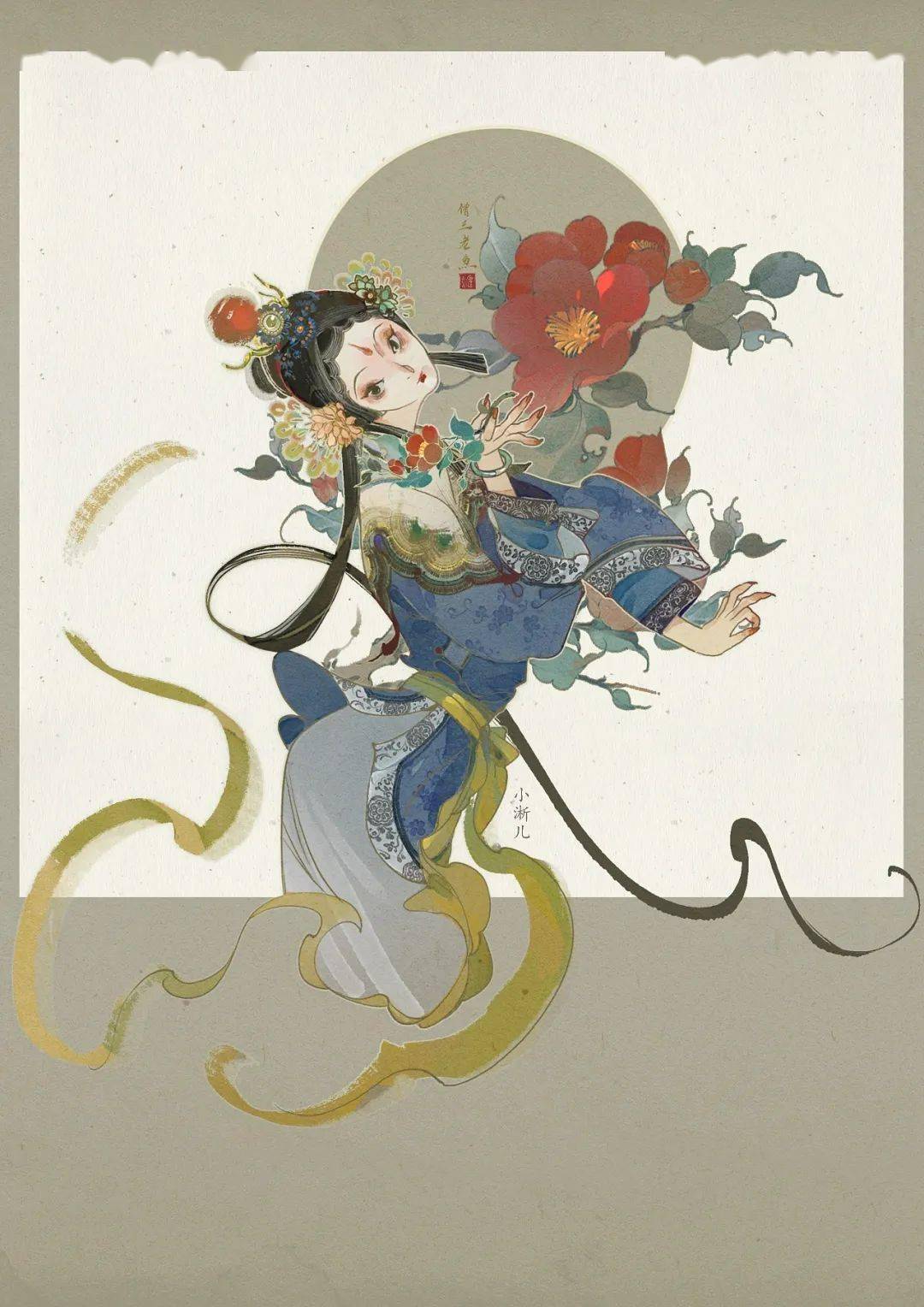 四象-青龙四象-白虎四象-朱雀麒麟人鱼僧三老鱼,自由漫画师,自由插画