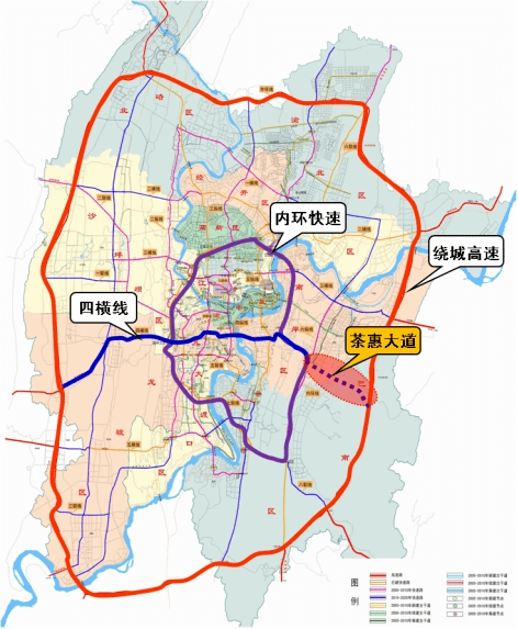 两江新区快速路六横线图片