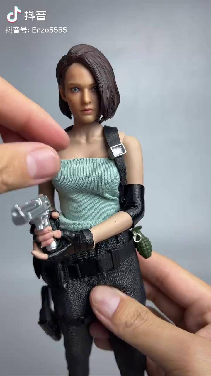 穿着抹胸装打丧尸的只有她了!生化危机3重制版 吉尔 兵人 手办