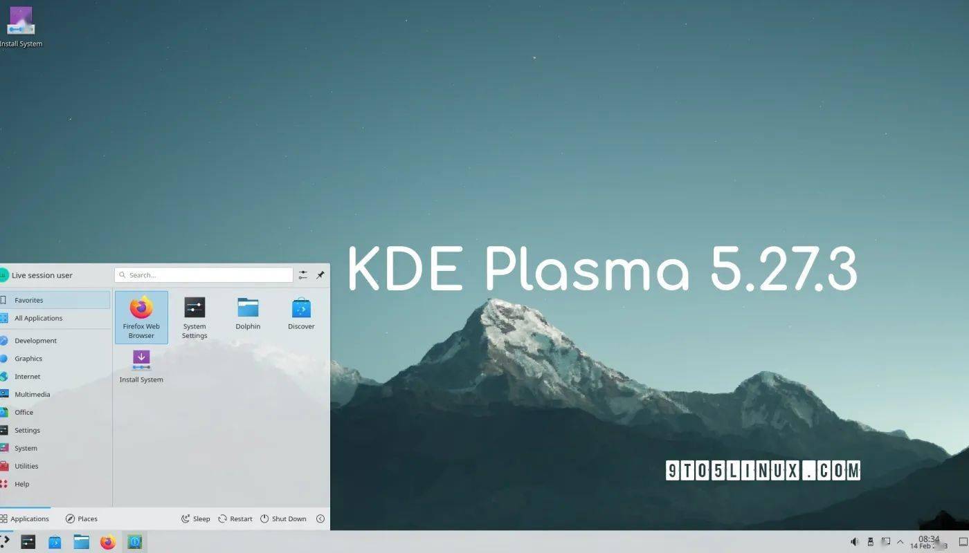 KDE发布Plasma 5.27.3桌面环境维护更新 改进Plasma Wayland会话