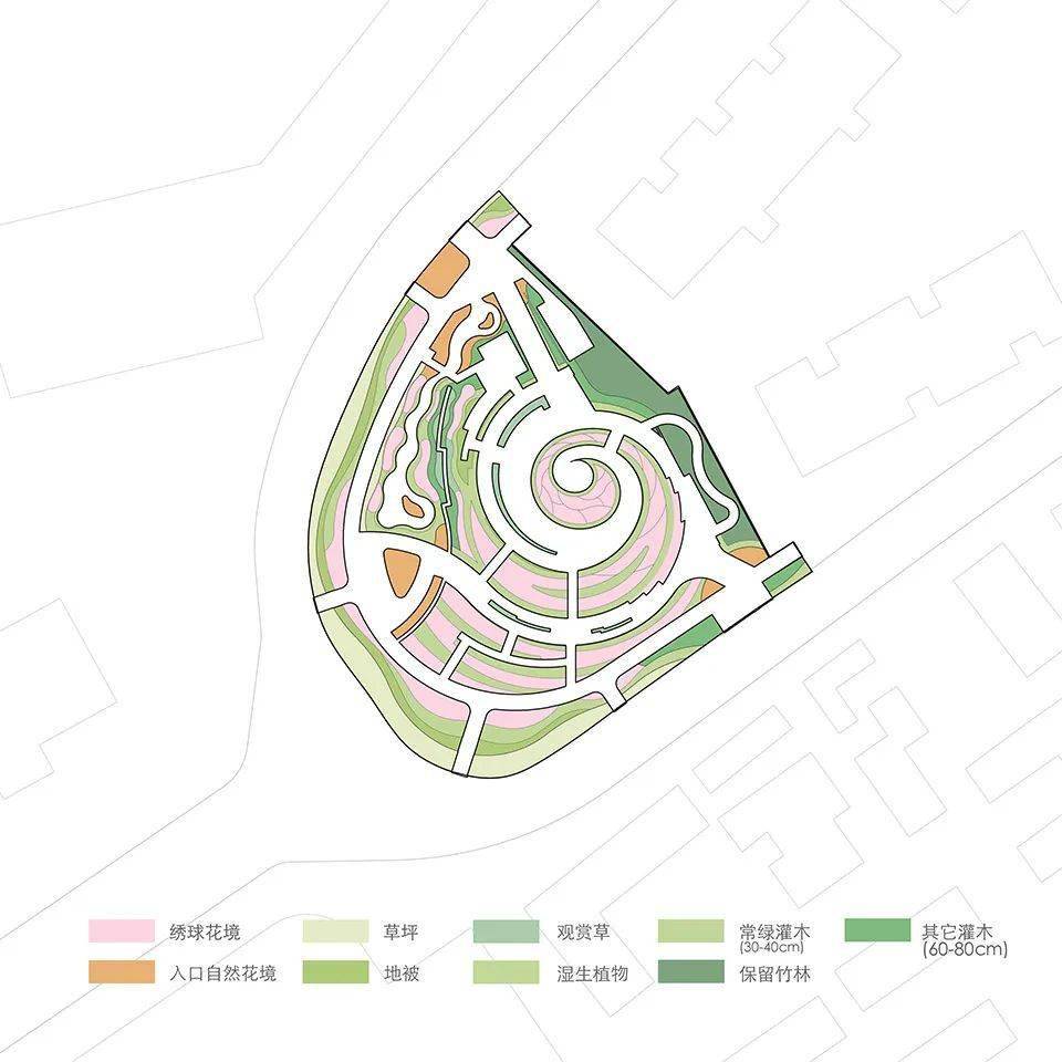 口袋公园案例平面图图片