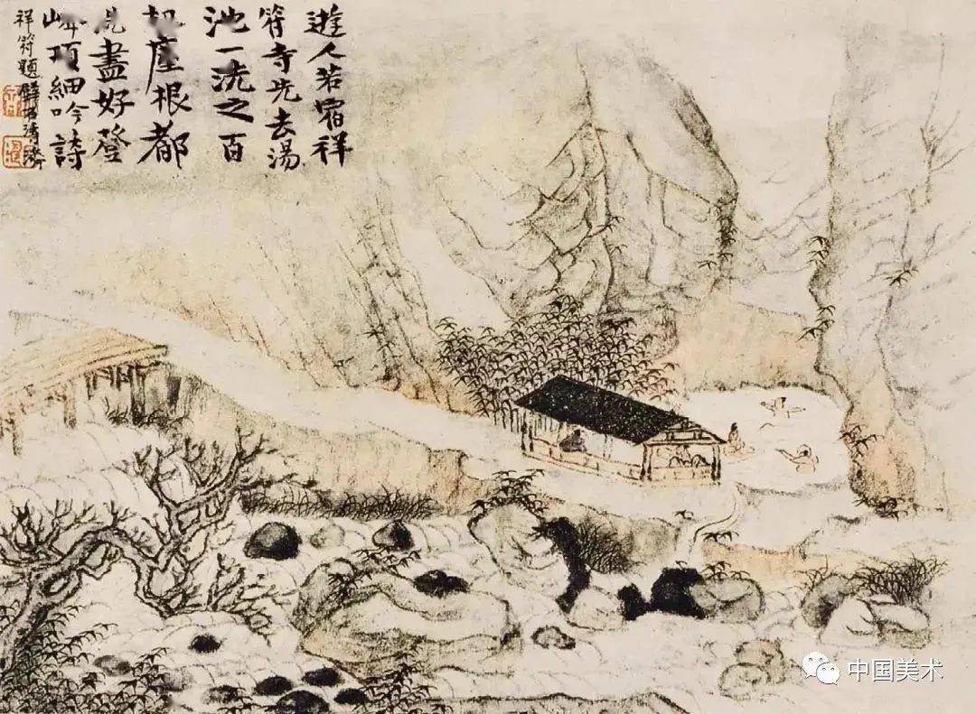 书画欣赏】石涛：黄山八胜图_搜狐网
