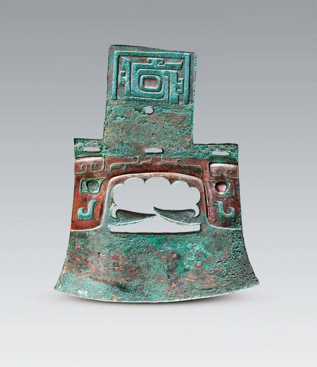 河博微课堂·3d赏文物 | 饕餮纹铜钺(yuè)_器物_数字_长方形