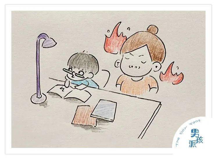 80后无限循环的一生,太真实了_作业_漫画_辅导