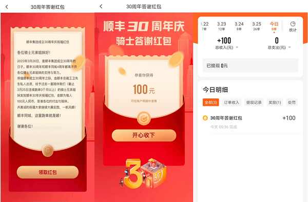 庆祝集团30周年,王卫自掏腰包派福利,平台众包骑士也领到红包_员工_群体_协作