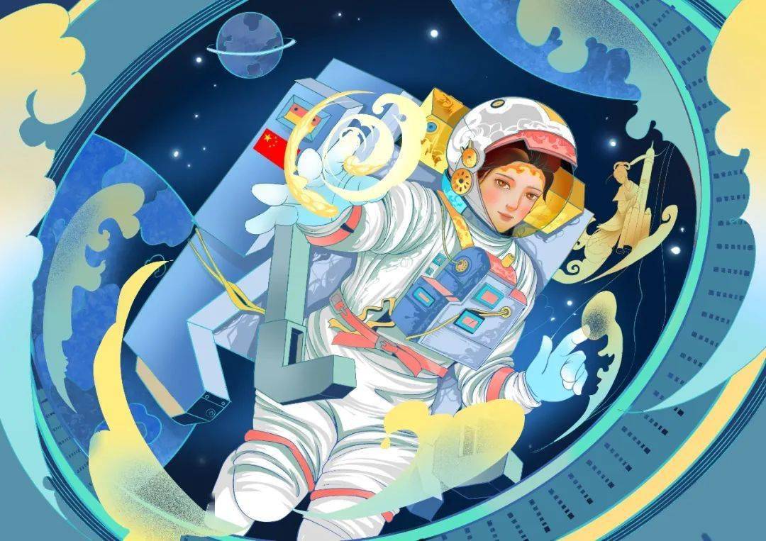 与祖国同行 | 北印学子在第九届北京市大学生动漫设计竞赛中获奖_插画