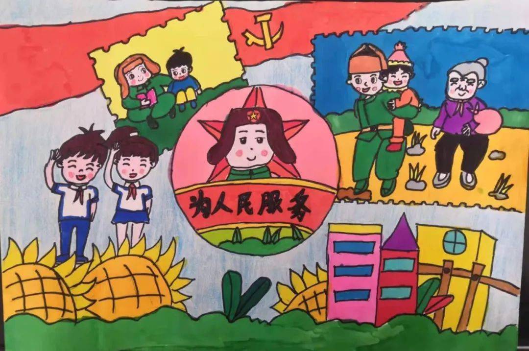 强国有我·少年画 | "学习雷锋好榜样"优秀作品大放送!