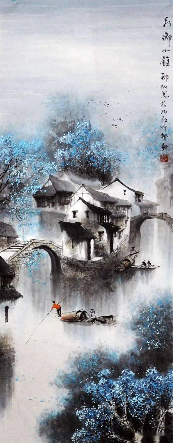 国画:梦江南_江南好_书画_侵权