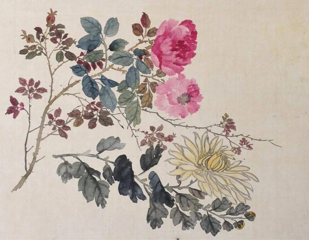 任伯年  花卉 任伯年精品花鸟20幅！