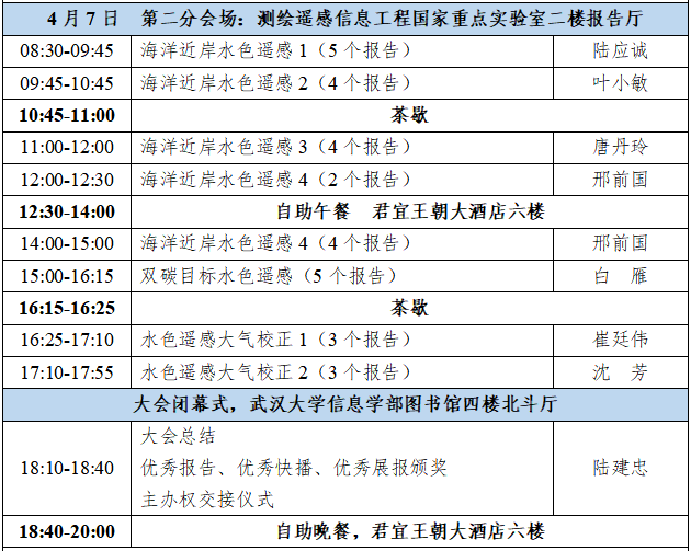 多位院士（潘德炉、蒋兴伟、李德仁、龚健雅）参会！2023年第21届中国水色遥感大会第二轮通知 | 附：会议手册