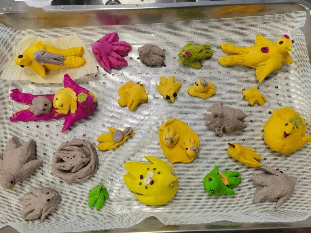 【全环境立德树人】 清明蒸面燕 民俗代代传_剪刀_面团_小燕子