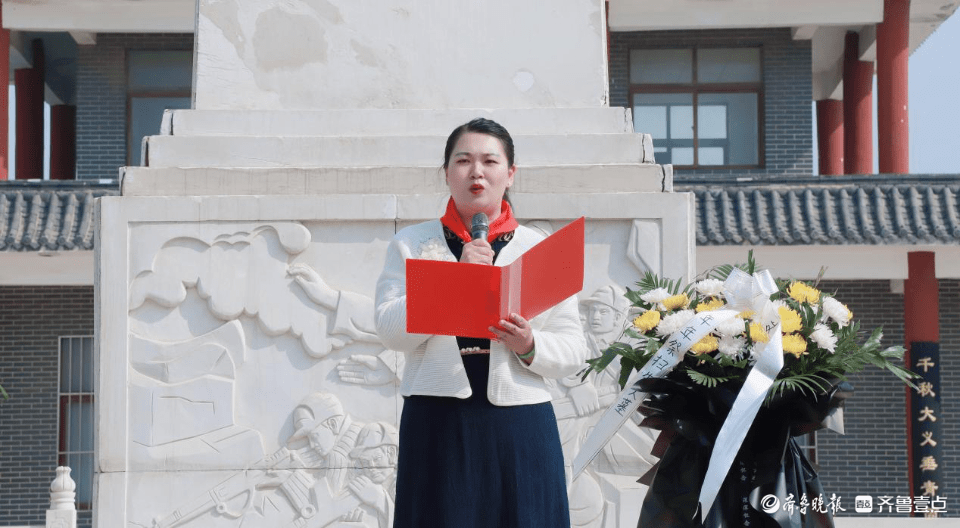 闫寺街道党工委副书记任婷婷,闫寺街道党政办副主任张璇,聊城第九中学