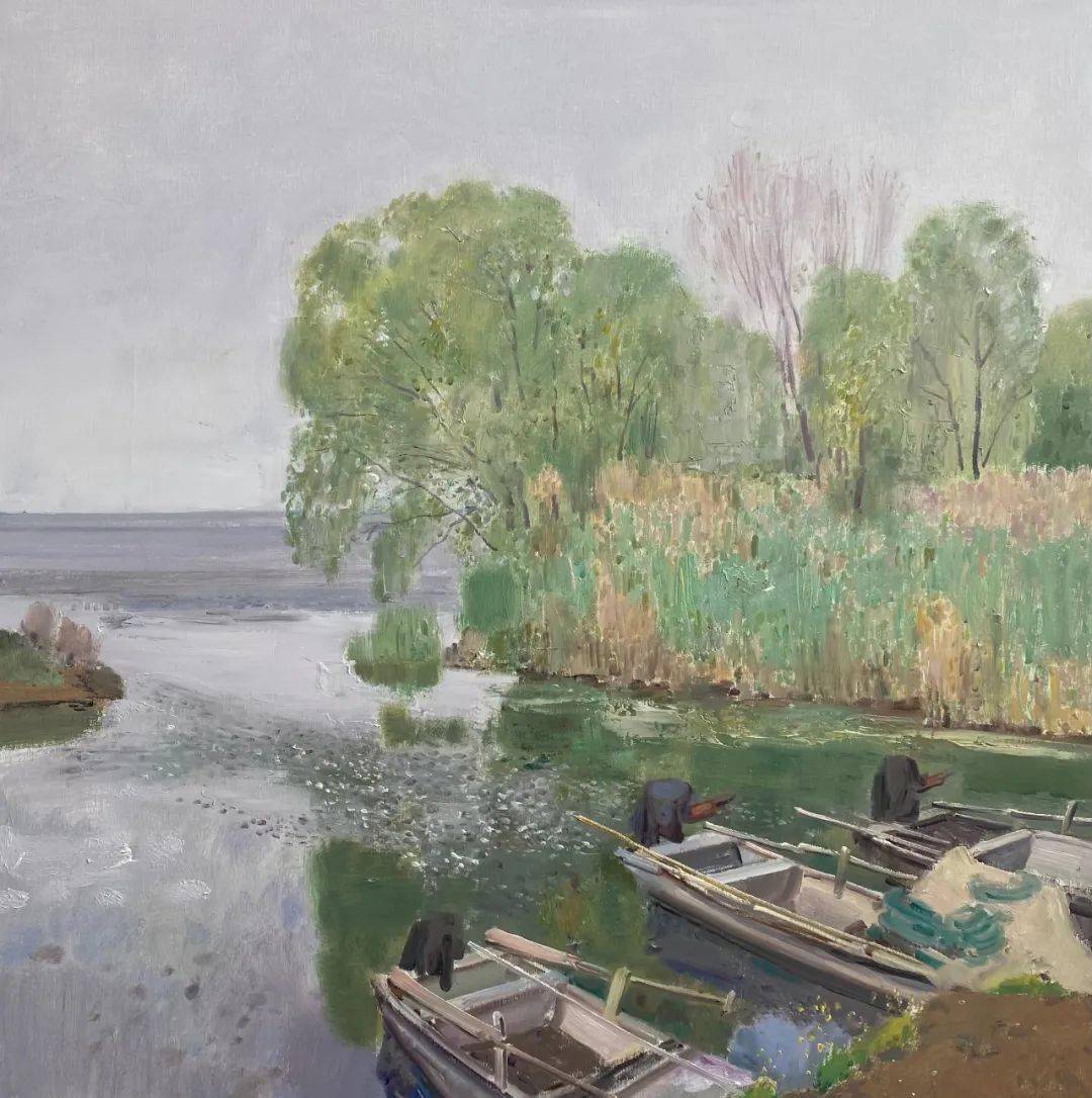 【写生】王力克写生新作欣赏_cm_作品_微山湖