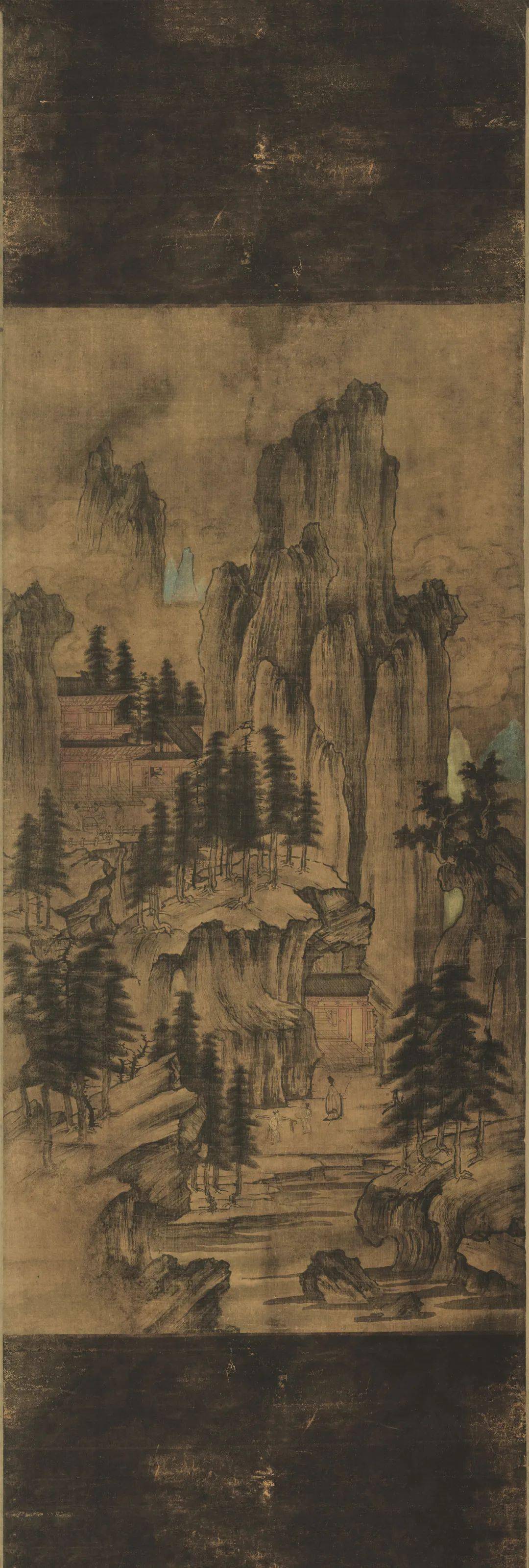 佚名 山水圖 欣赏| 历代山水高清图63幅_佚名_黄公_郭图