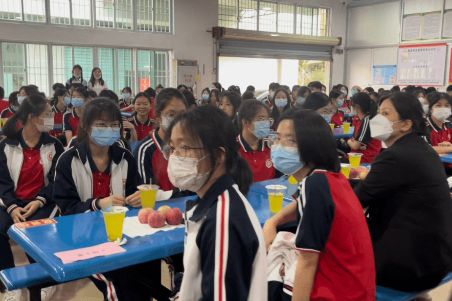 河田中学师生共餐话高考·助力冲刺情谊深_高三_活动_青春