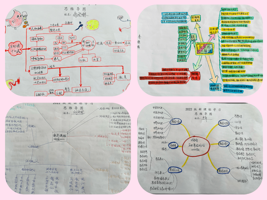 思维成图——东港实验学校教师基本功比赛之新课标思维导图绘制比赛