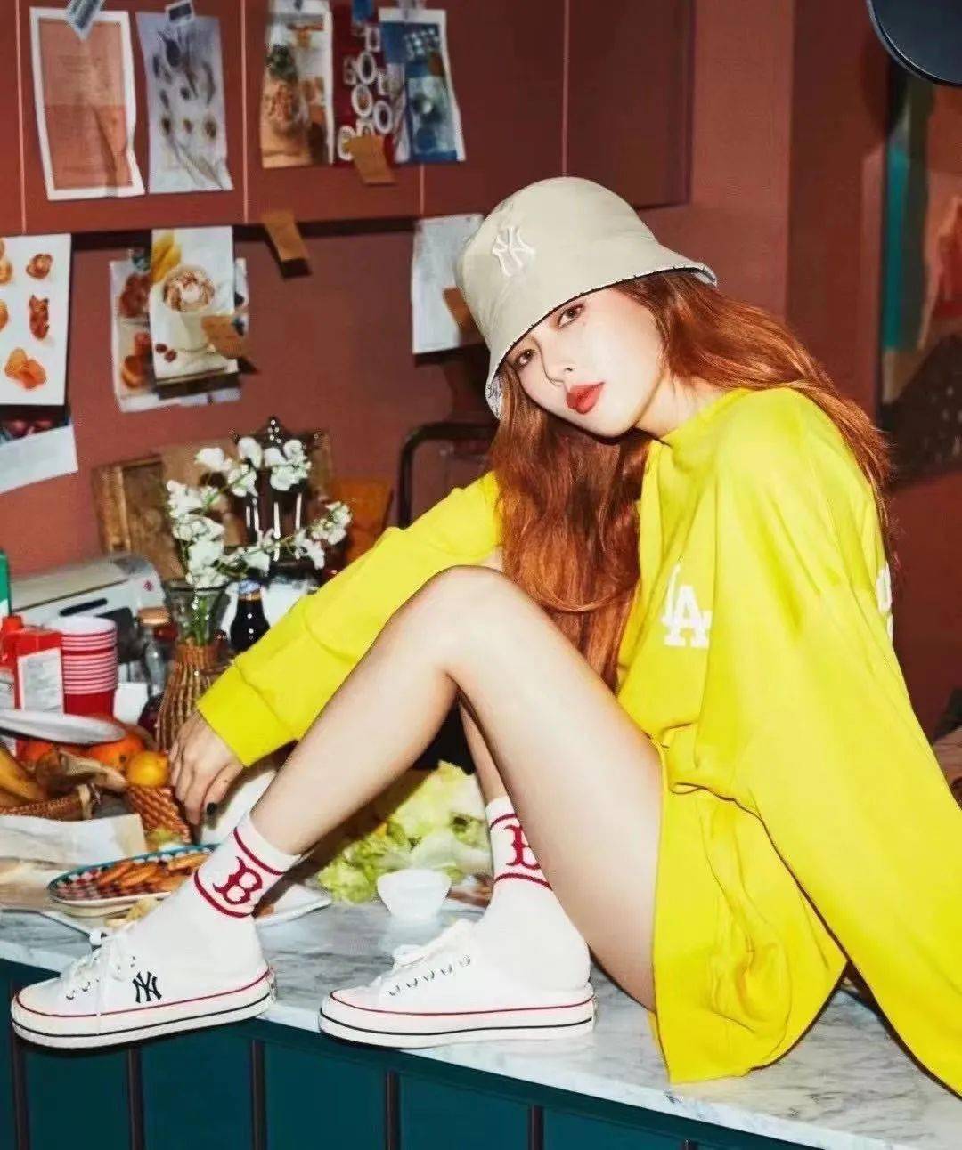 【mlb半拖】69元得1双!泫雅同款拖鞋! 双色橡胶大底,防滑耐磨舒适!