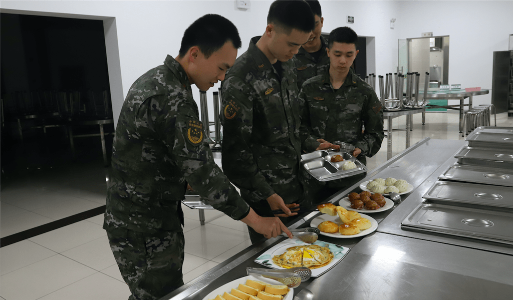 武警部队食堂图片图片