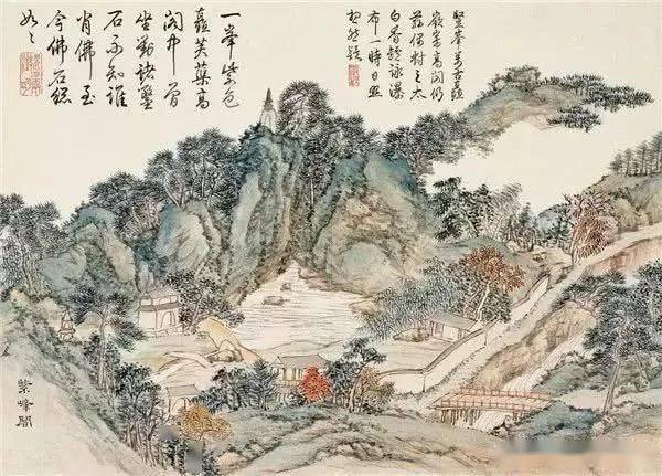 金陵 黃山全景圖 人文地图｜金陵群山名志（下）_我苏网