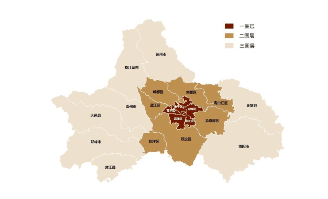 【中金固收·信用】成都市城投专题(上)——成都市各圈层经济发展和