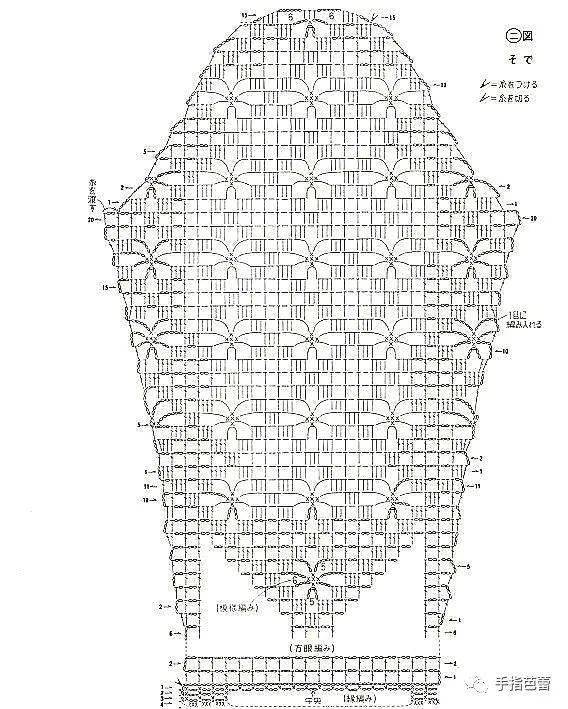 平面钩织图解图片