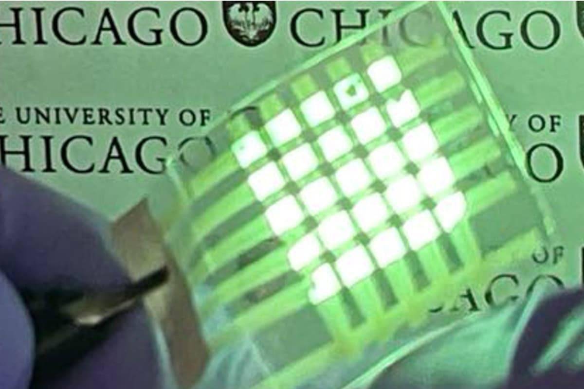 美国芝加哥大学开发出可拉伸的OLED屏幕 可穿戴电子设备有望大放异彩
