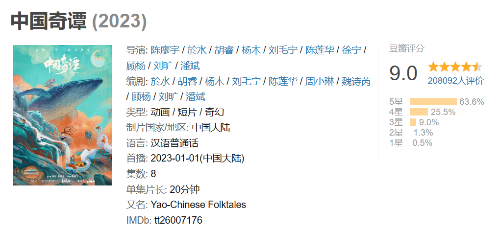 2023保藏佳品 ——《中国奇谭》带你感触感染属于中国的美学巅峰之做！