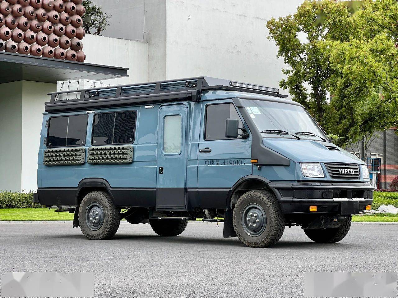 新星依维柯2045露营房车,四驱带两把差速锁,懂得自然懂