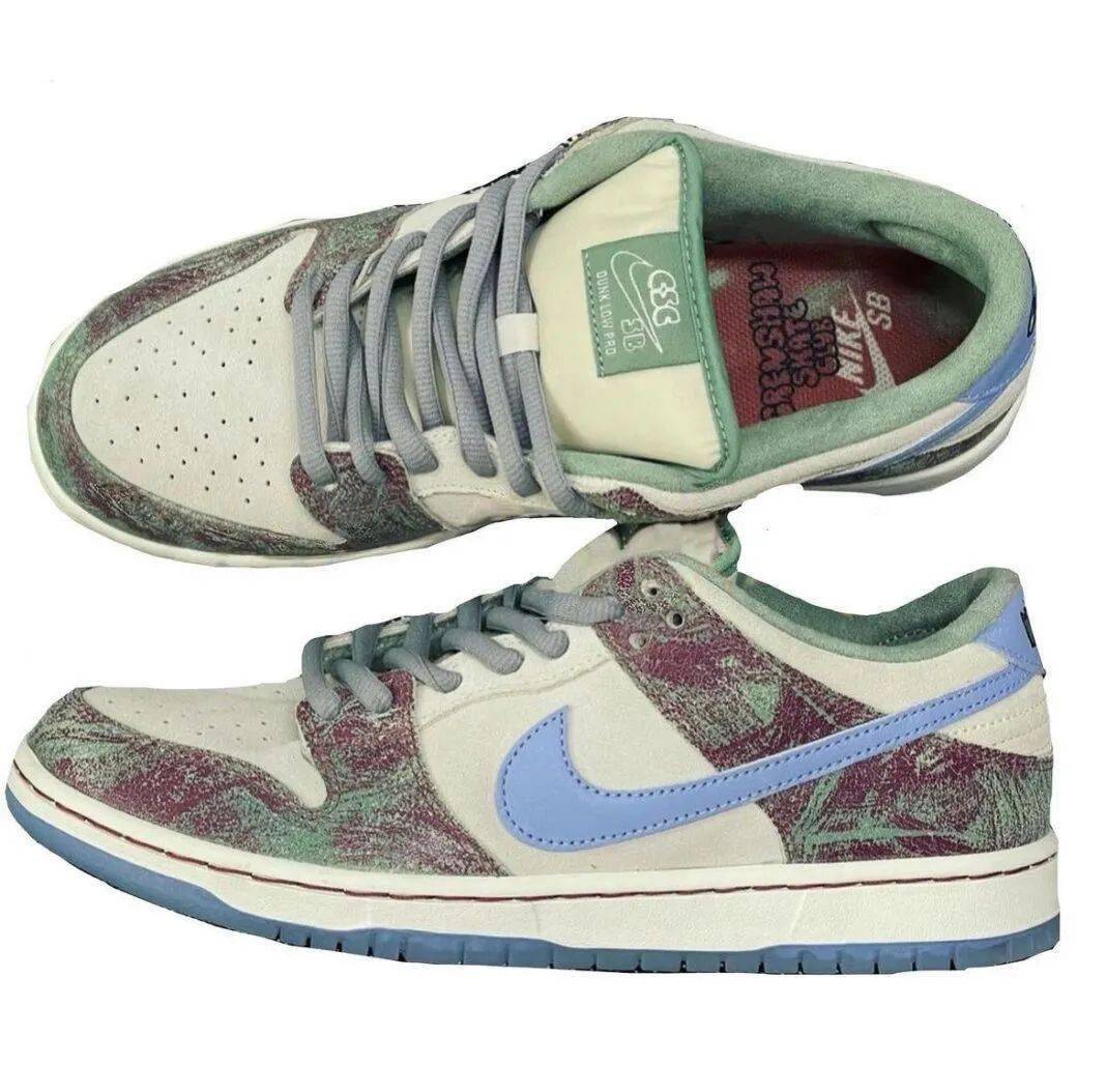 GOTO专栏」细节满满！Crenshaw Skate Club x Nike SB Dunk Low实物曝光
