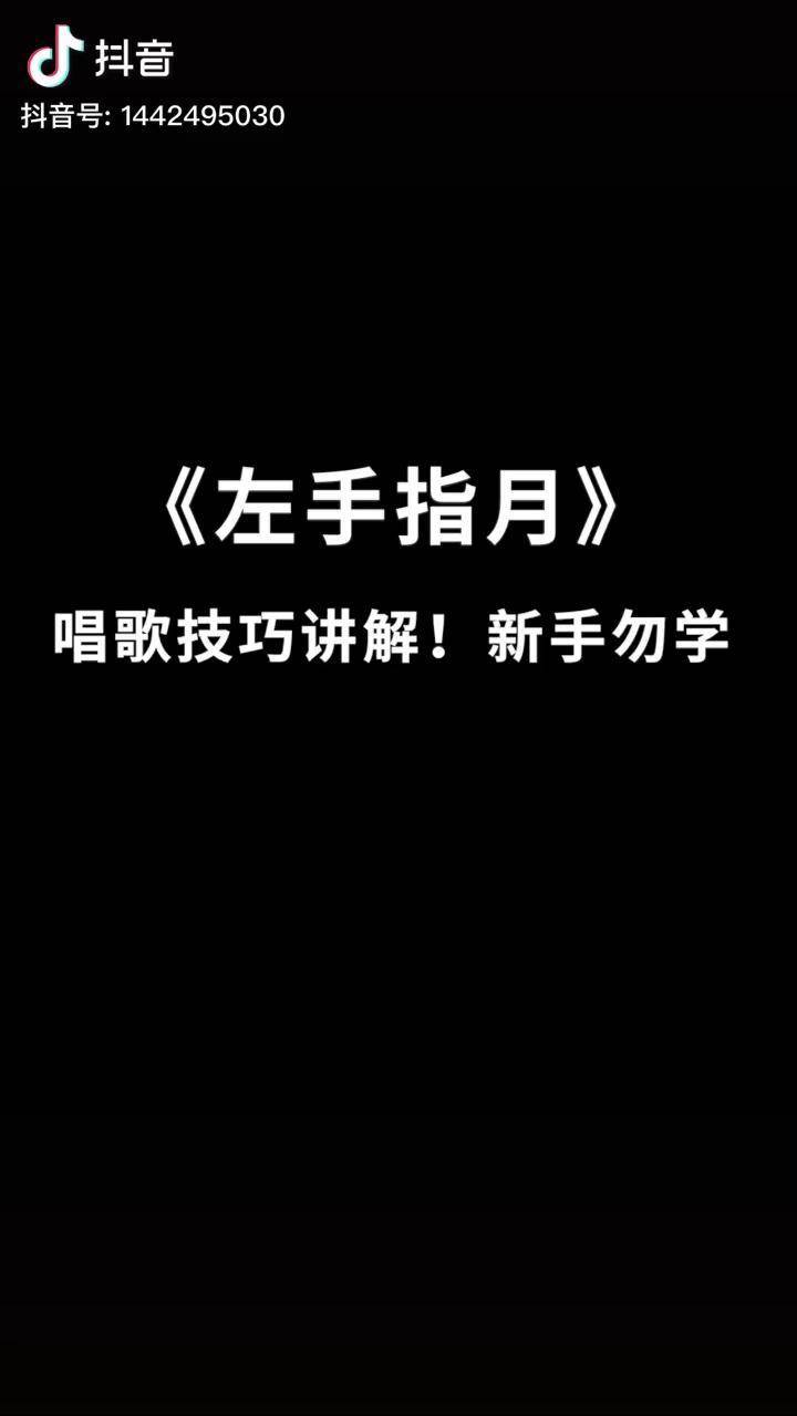 左手指月歌曲(萨顶顶的左手指月歌曲)