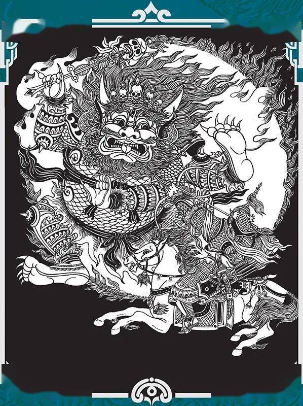 布里亚特版《格萨尔王》_史诗_插画_世界