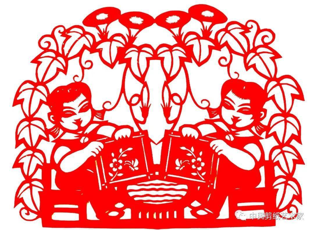 中民非遗剪纸:致敬"五一"国际劳动节_作品_民间_协会会员