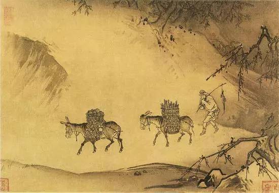 清黄慎,方薰及现代徐悲鸿笔下见到老子,骑着造型不一的大青牛出函谷关