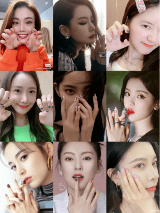 还是当代大学生,对美甲都是情有独钟话题度达到了几百亿的程度在抖音