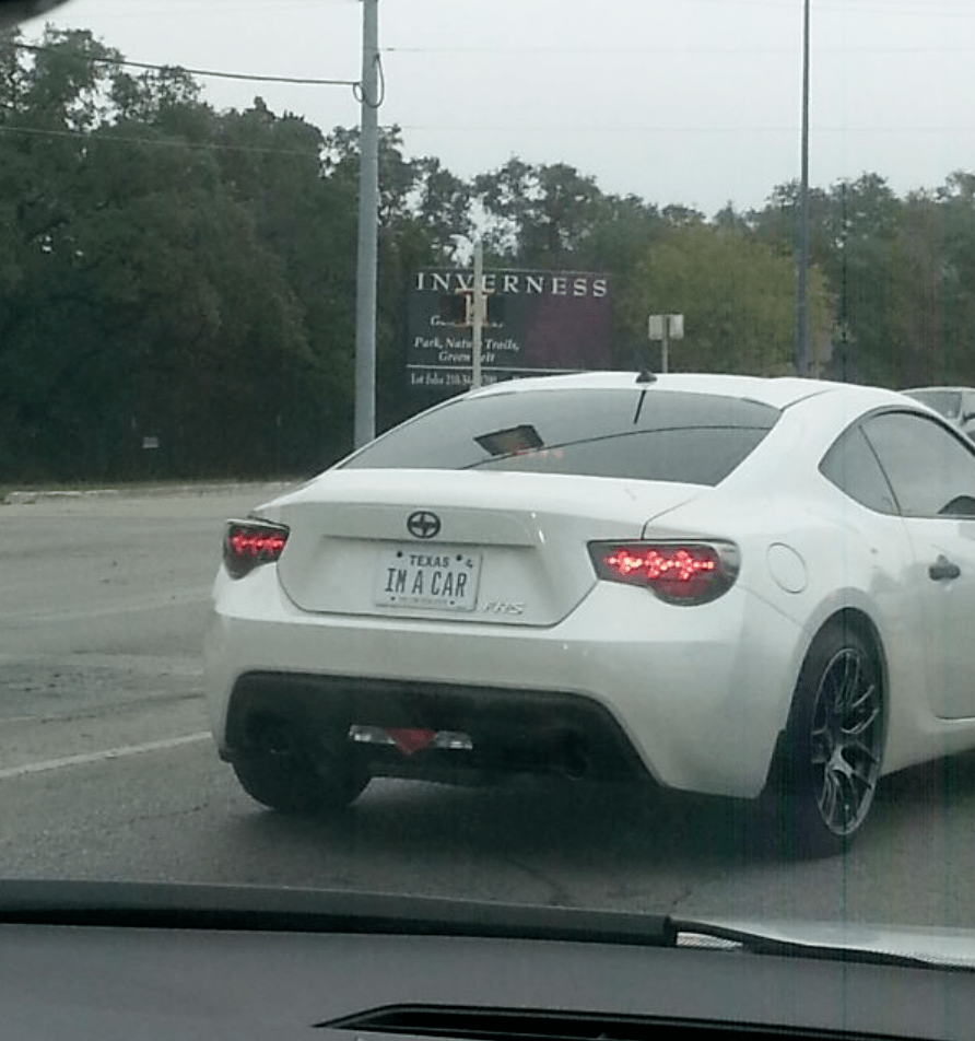 " 看到德州老司机的这些定制车牌,笑不活了.