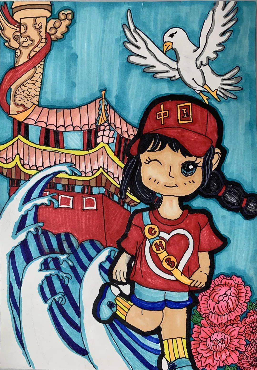 石景山区第37届中小幼师生"四联展"活动之绘画及手工篇_祖国_中国