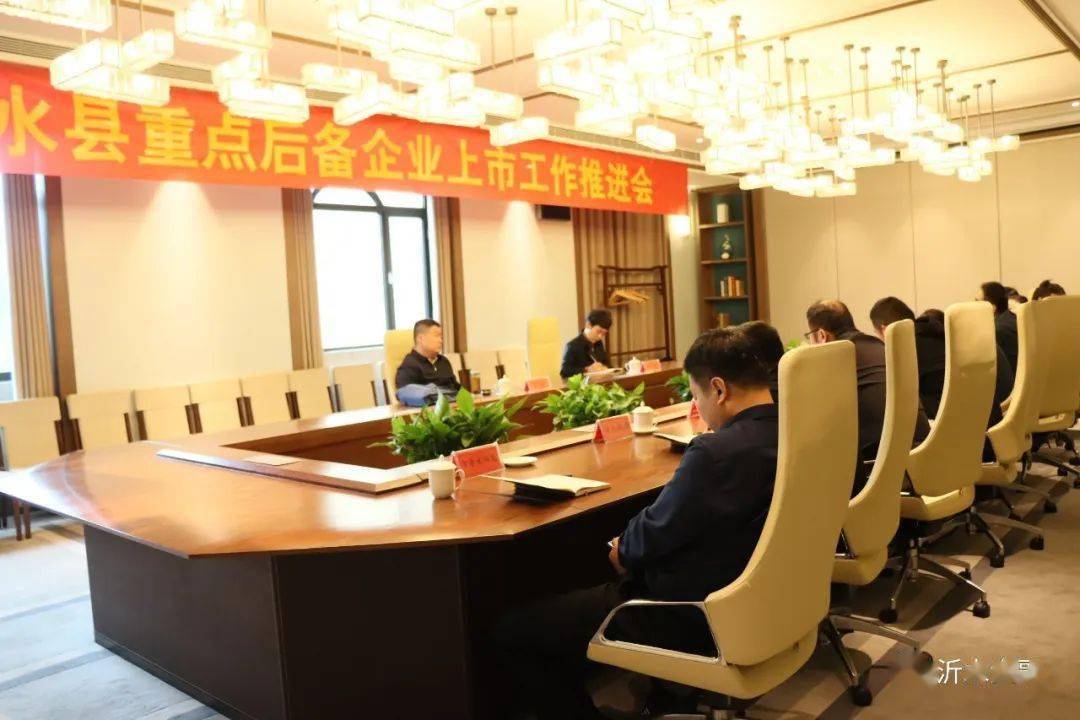 沂水县召开重点后备企业上市工作推进会议,看看有哪些企业?