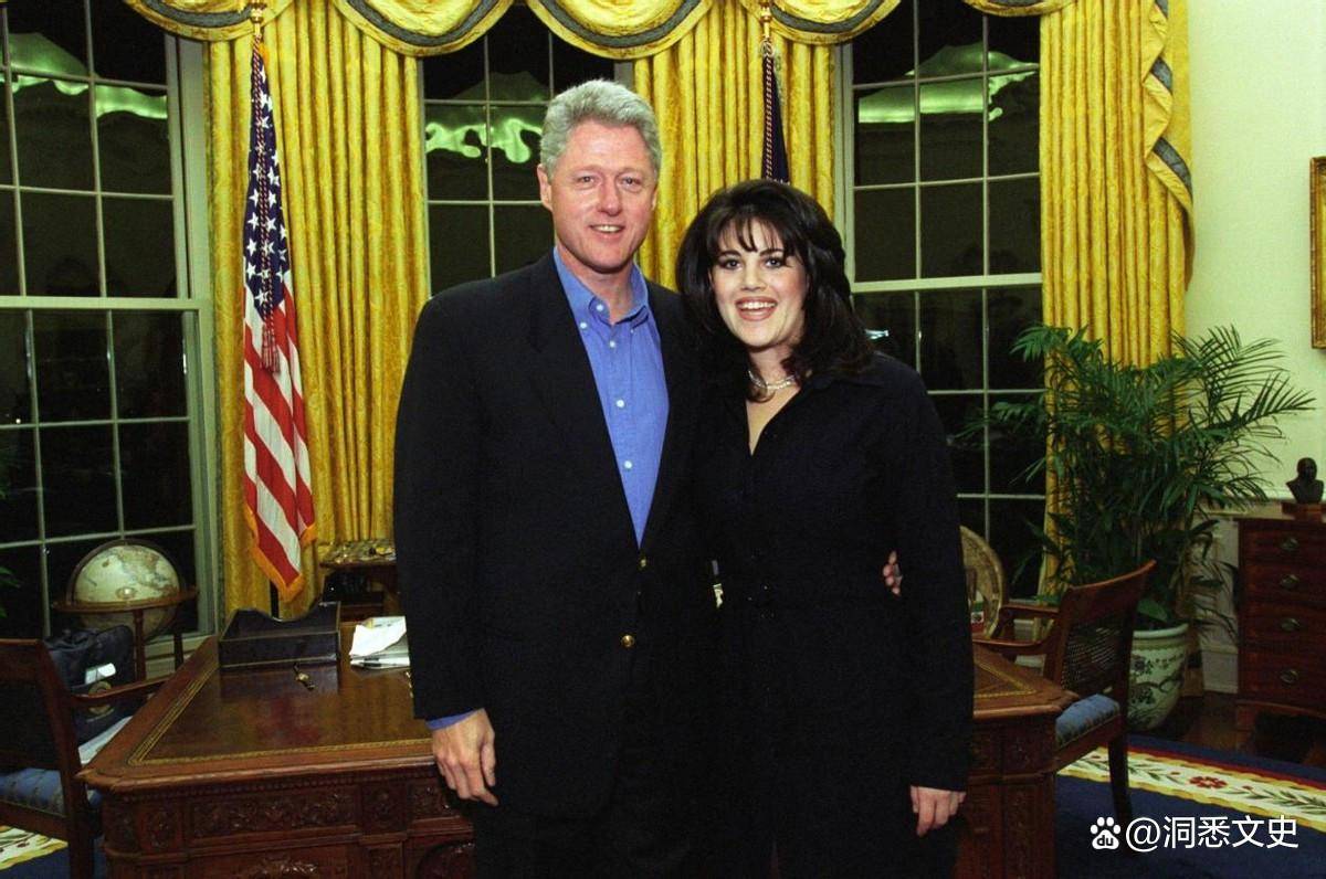 美国最著名性丑闻,克林顿"拉链门",总统与白宫实习生偷情10次